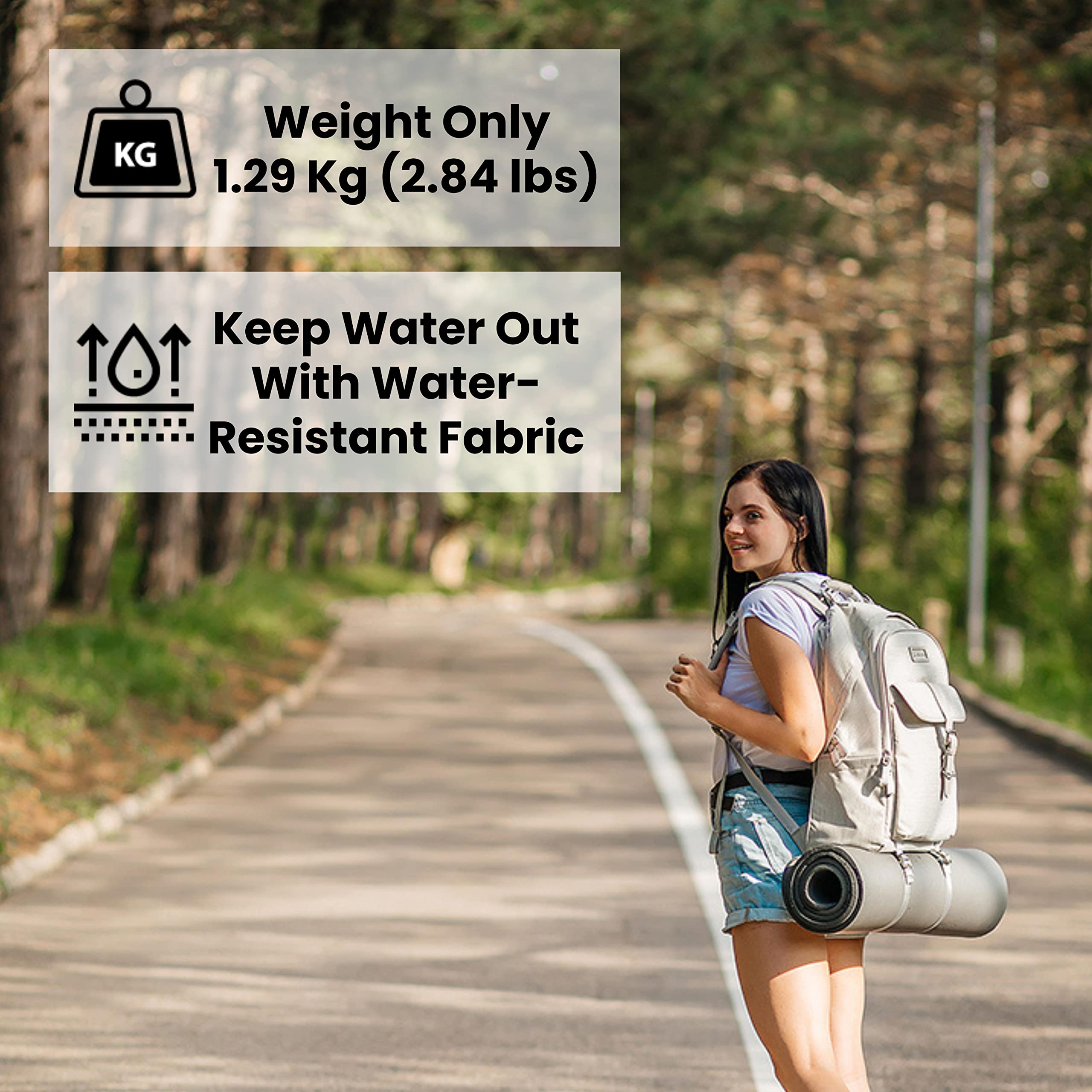 Nordace Comino Travel Backpack with USB Charging Port - Water Resistant Laptop Backpack for Men & Women, 17 Inch Laptop Compartment, Perfect for Travel, Business, School & Daily Commute (Gray) - Ideal for Airplane Carry-On, College Students & Office Professionals