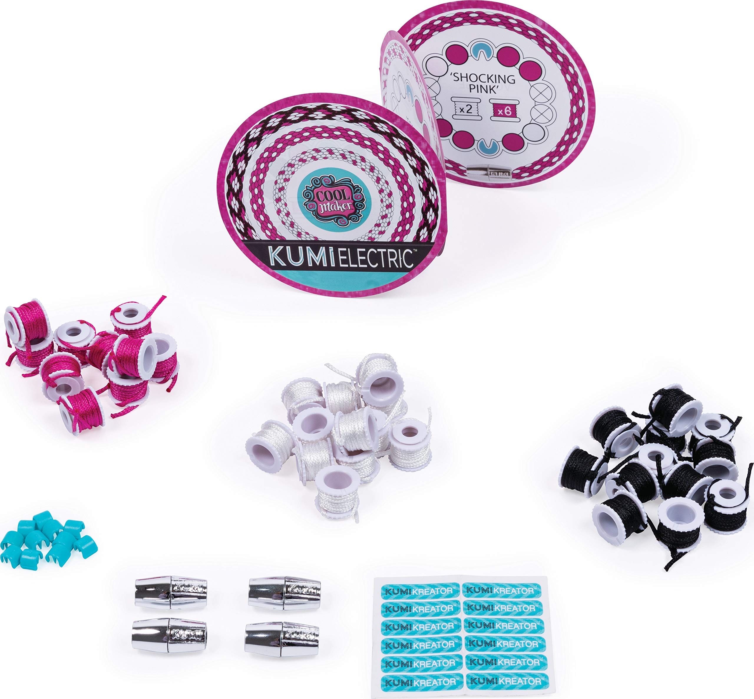 Cool Maker - 6045486 - Creative Crafts - Small Kumi Kreator Refill Pack - Random Patterns - Perfect for DIY Jewelry, Kids Crafts & Party Favors