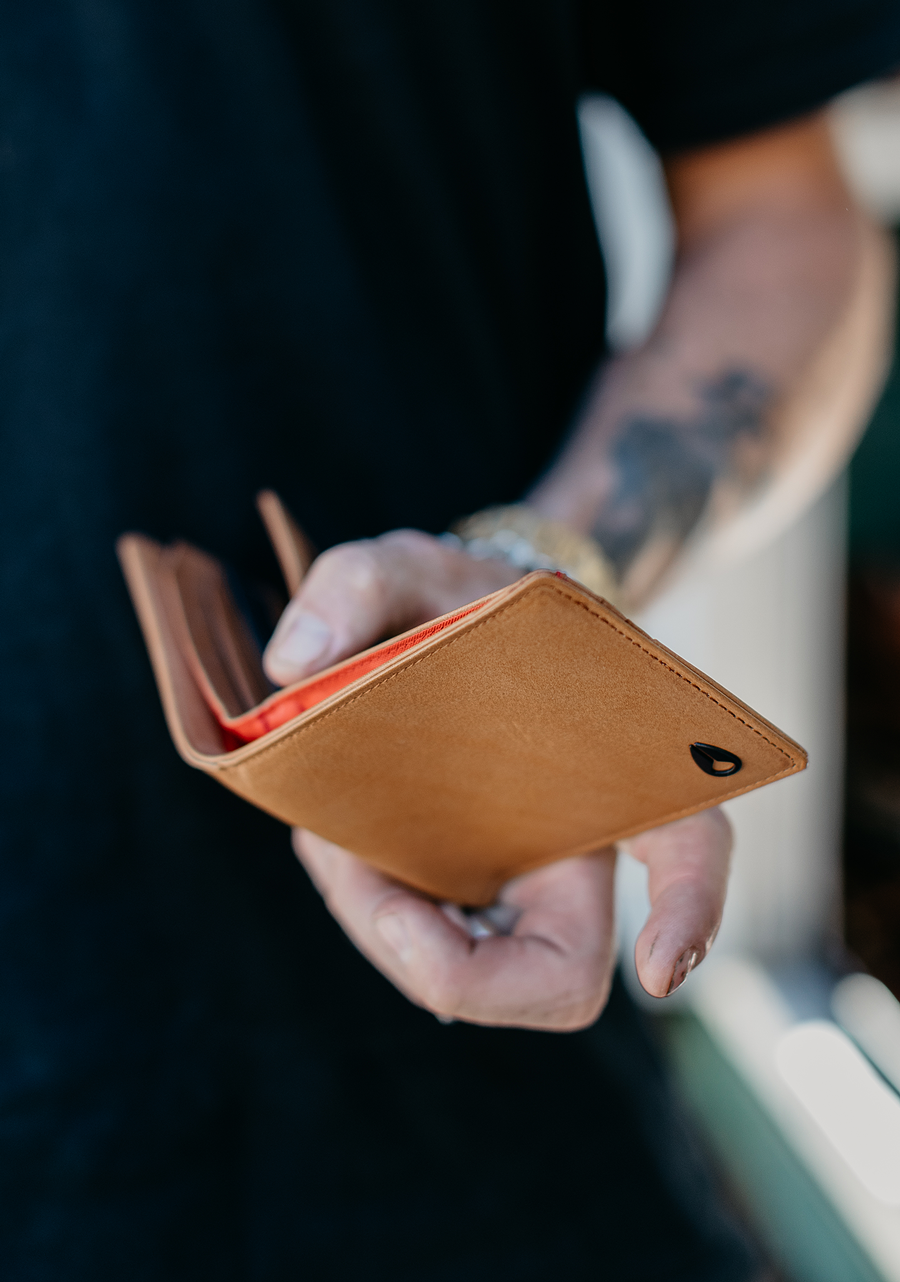 Vegan Leather Wallet for Men & Women - Premium Saddle Brown RFID Blocking Bifold Wallet - Perfect for Travel, Business & Everyday Use