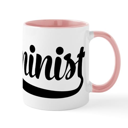 White/Pink Inside - Feminist Mugs
