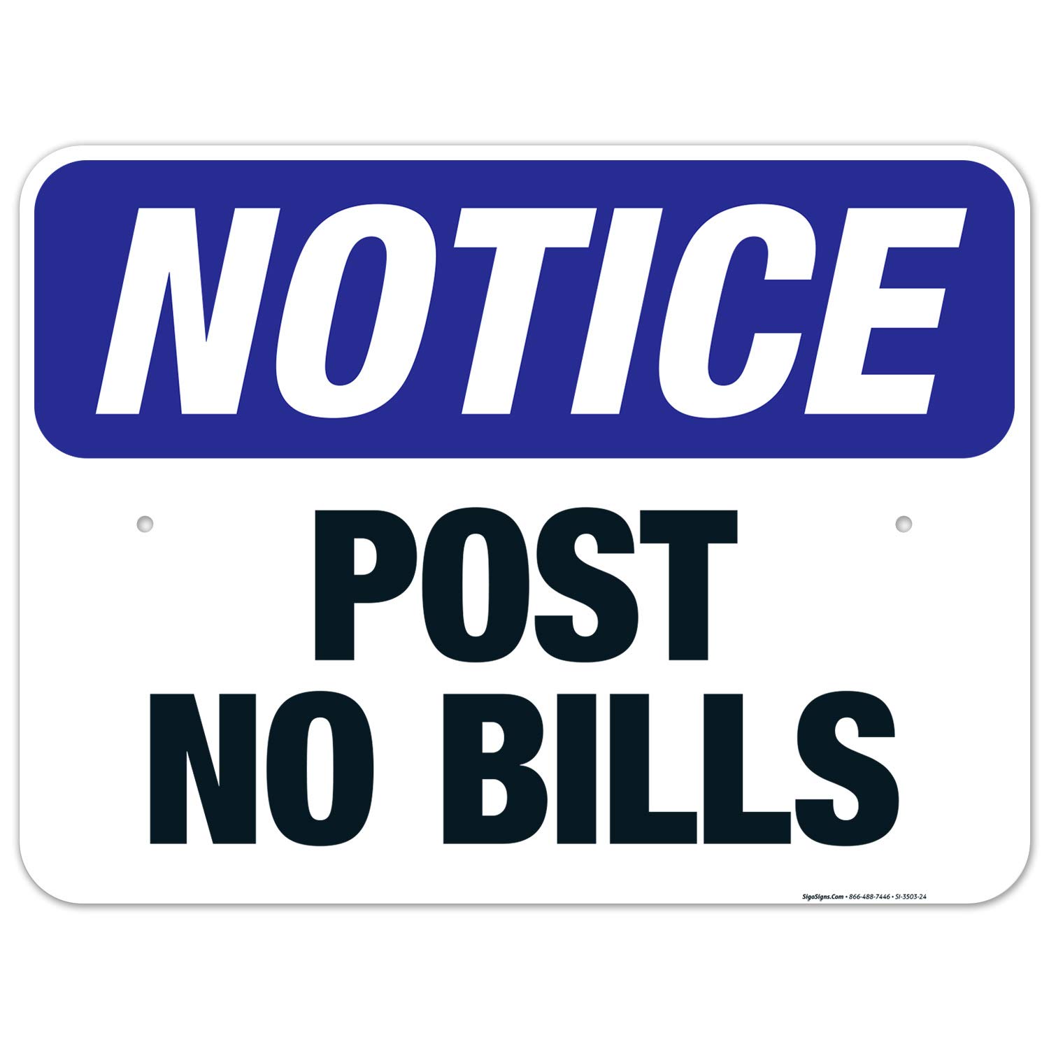 No Trespassing Sign - OSHA Compliant 18x24 Inch Aluminum Safety Sign | Rustproof & Fade-Resistant for Indoor/Outdoor Use | Made in USA | Perfect for Construction Sites, Warehouses & Private Property Protection