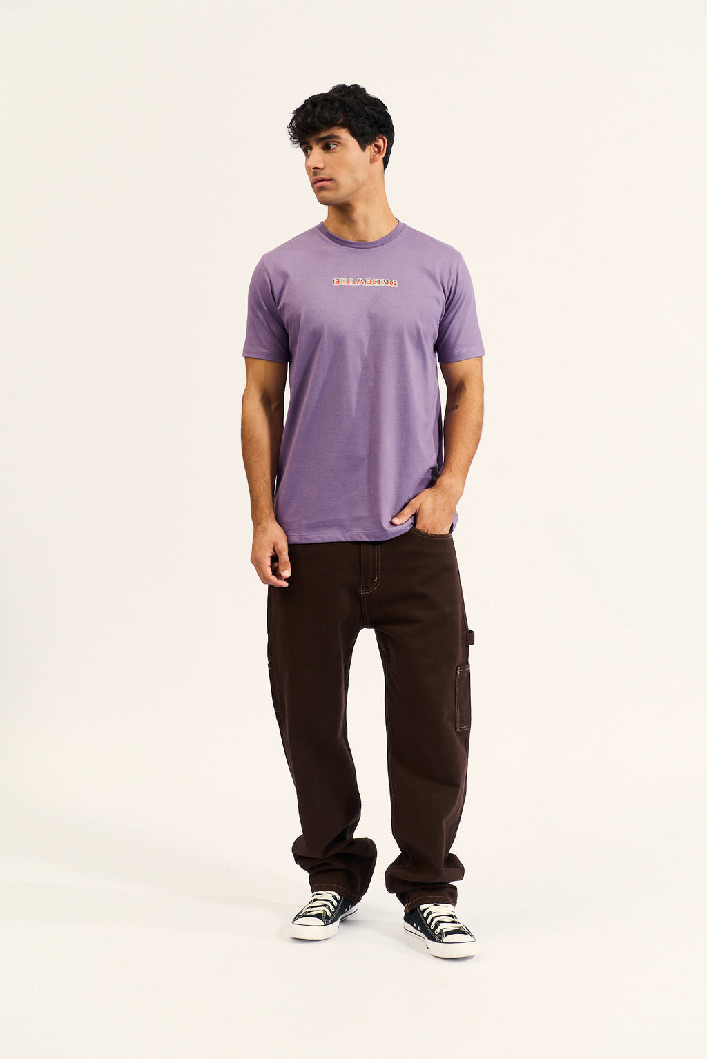 Billabong Men's 3D Fire Logo T-Shirt - Short Sleeve Graphic Tee for Casual Wear & Street Style