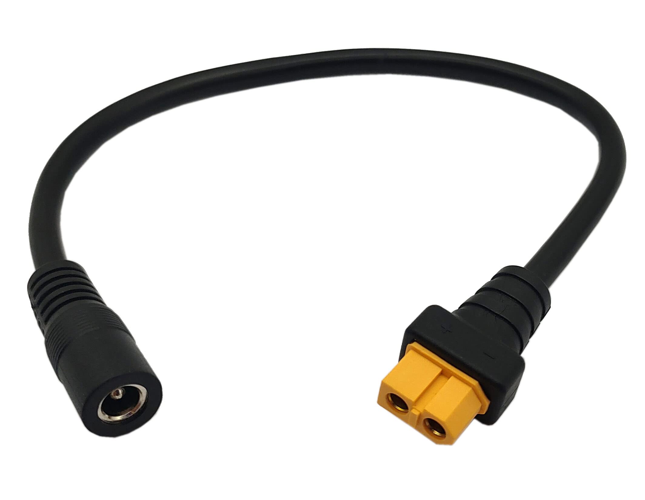 Fatshark Skyzone FPV Monitor XT60 to DC 5.5mm 2.5mm Female Power Adapter Cable - Compatible with FPV Goggles, Drones, and RC Devices - Perfect for Extended Flight Sessions and Field Charging