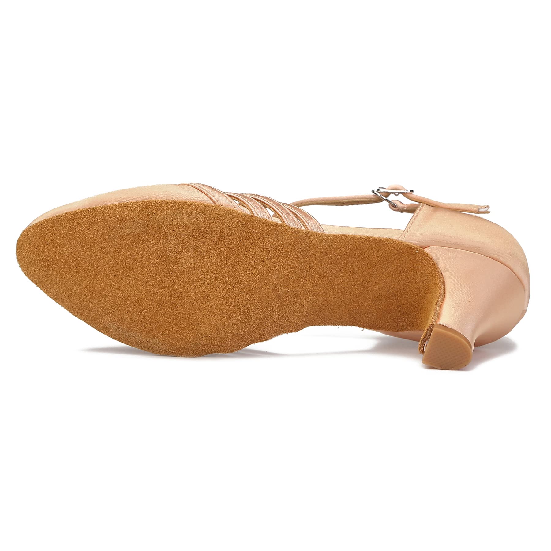 Best Women's Ballroom Dance Shoes - Closed Toe Latin Salsa Dance Shoes ZB12 for Professional & Social Dancing - Perfect for Weddings, Performances & Dance Classes