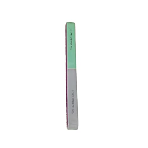 ZAUKY 7-Way Nail Art Buffer File - Professional Manicure & Pedicure Kit for Natural & Acrylic Nails - Multi-Color Grit Nail Shaper & Polisher (1 Pack) - Perfect for Home Salon & DIY Nail Care
