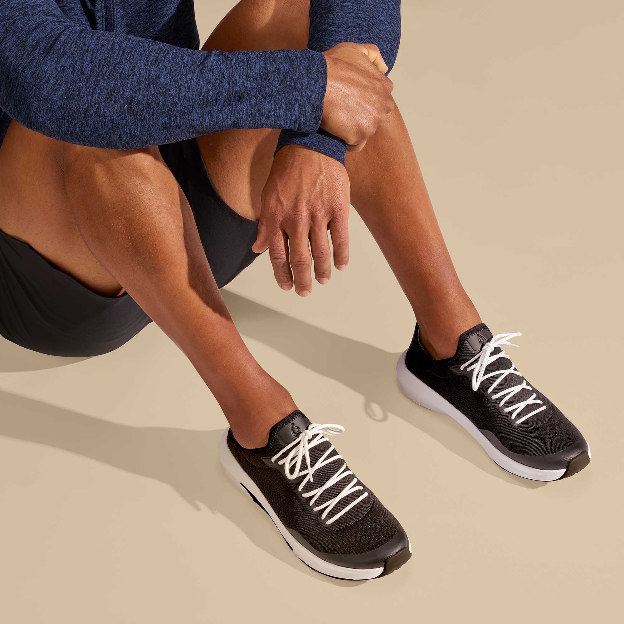 Men's Running Shoes - Kaholo Lightweight Athletic Sneakers for Jogging, Gym & Training - Black Non-Slip Breathable Workout Shoes for Men