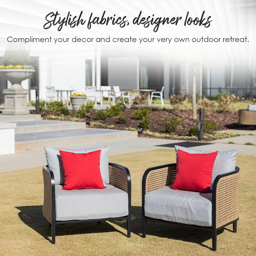Square Throw Pillows Set of 2 - 17x17