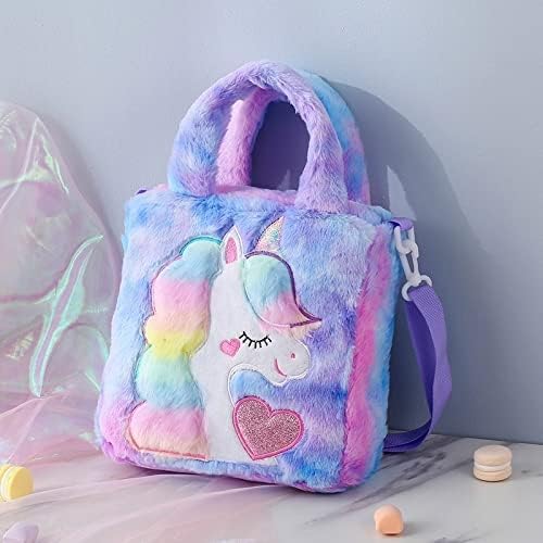 APOEM Unicorn Kids Handbags for Girls & Boys - Cute Backpack for Picnic, Birthday Party, Travel & School - Durable Children's Shoulder Bag for Daily Use & Special Occasions