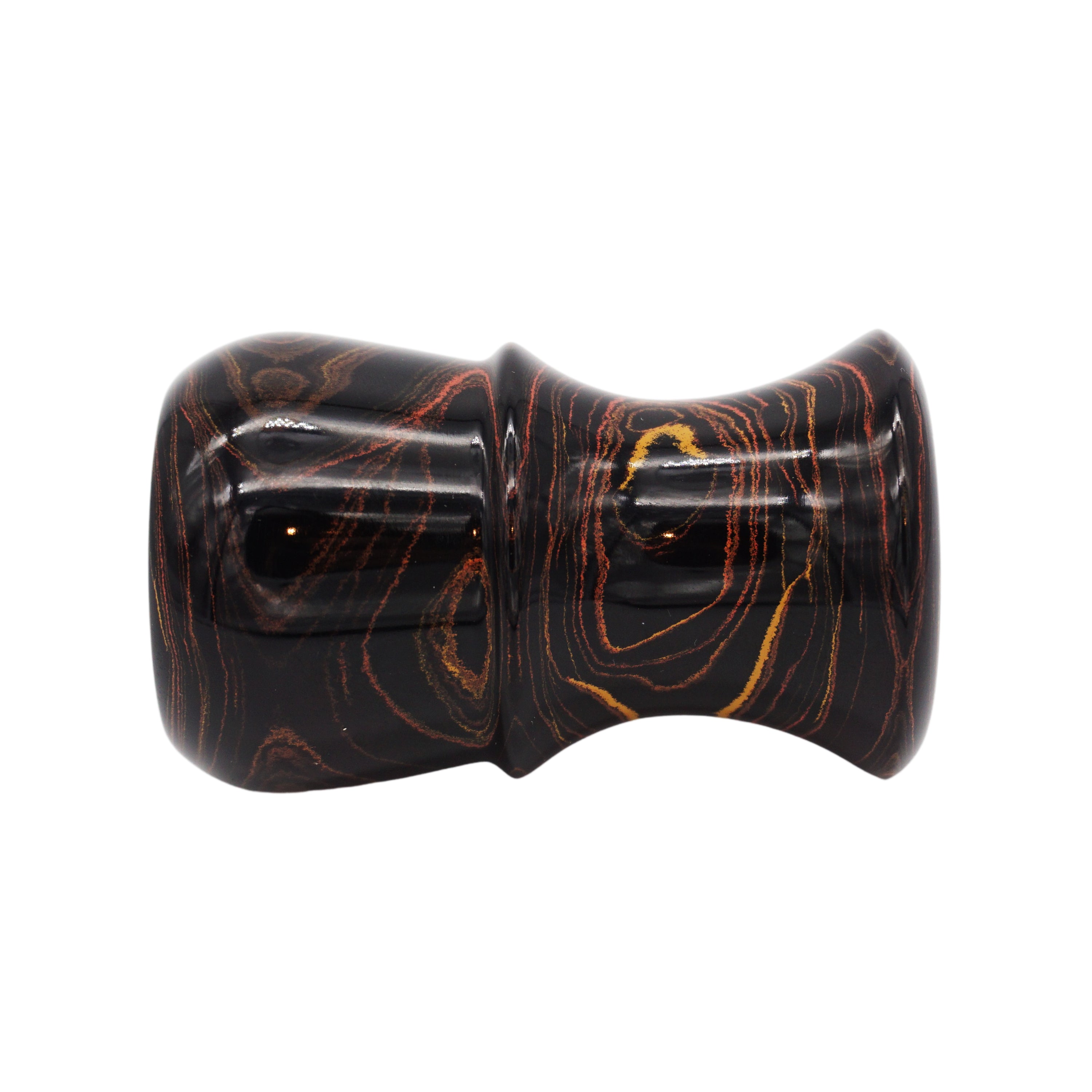 Premium Handmade Honey Ebonite Shaving Brush Handle - Compatible with 24mm & 26mm Knots - Perfect for Wet Shaving & Grooming Gifts