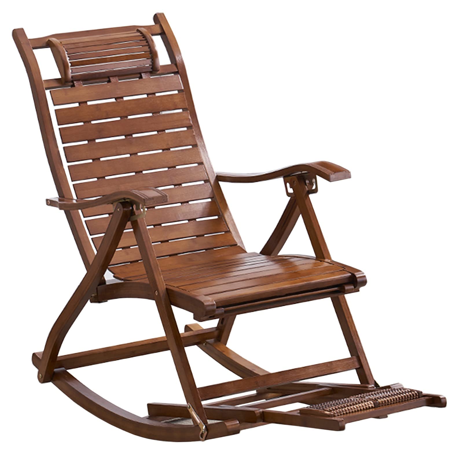 **Premium Bamboo Folding Rocking Chair for Adults – Heavy Duty 200kg Capacity – Adjustable Retro Lounge Chair for Outdoor Camping, Living Room, Bedroom & Kitchen – Perfect for Relaxing, Reading & Lounging**