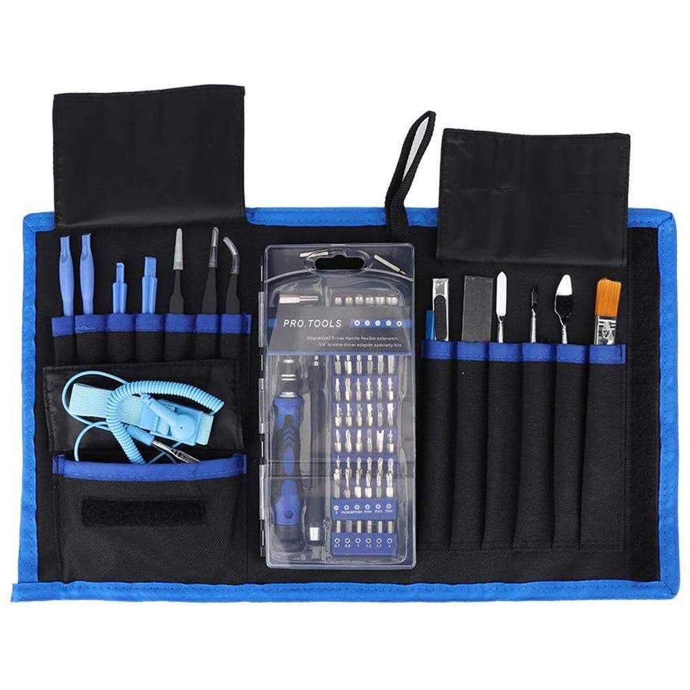 80 in 1 Electronic Repair Tool Kit with Screwdriver Set - Energy Saving Opening Tools for Phone, Laptop, PC Repair - Perfect for DIY Fixes at Home or Professional Tech Maintenance