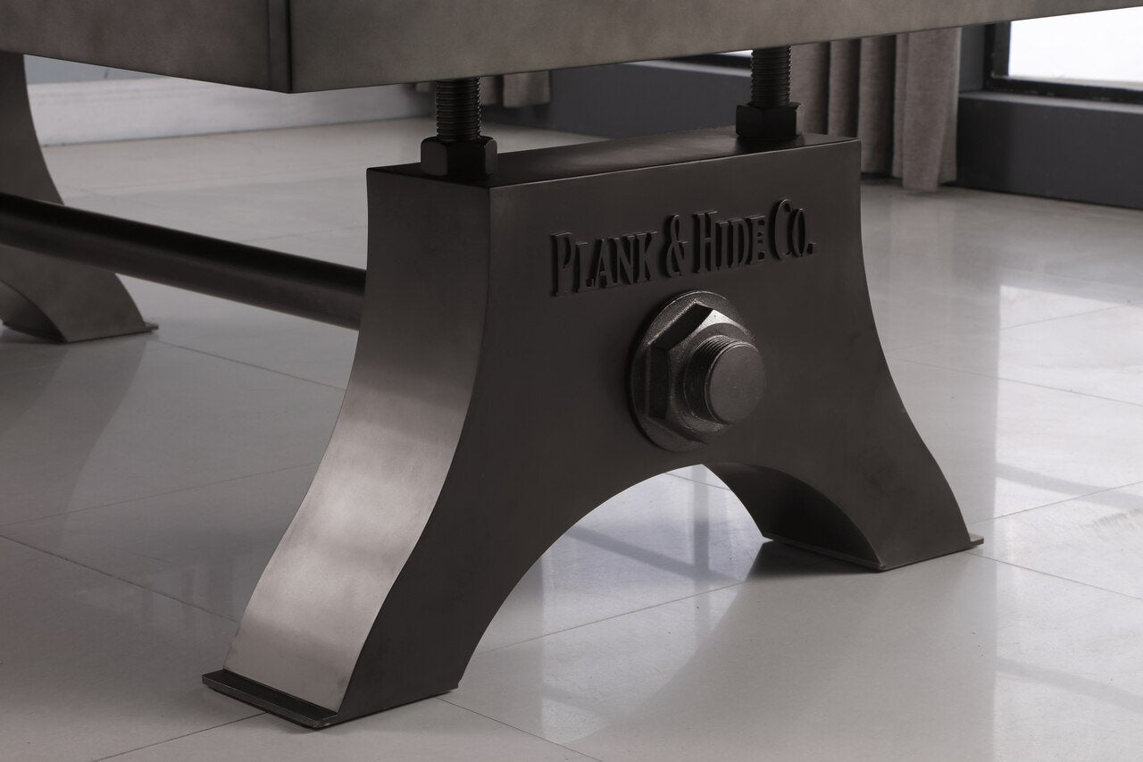 Jaxx Pool Table with Plank and Hide Design - Premium Billiards Game Table for Home, Bar, or Game Room Entertainment