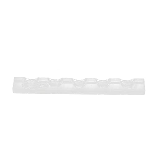 UBERSWEET® Clear 5-Slot Makeup Brush Holder - Portable Nail & Cosmetic Brush Organizer for Home, Travel & Salon Use | Pen Display & Decorative Storage Solution