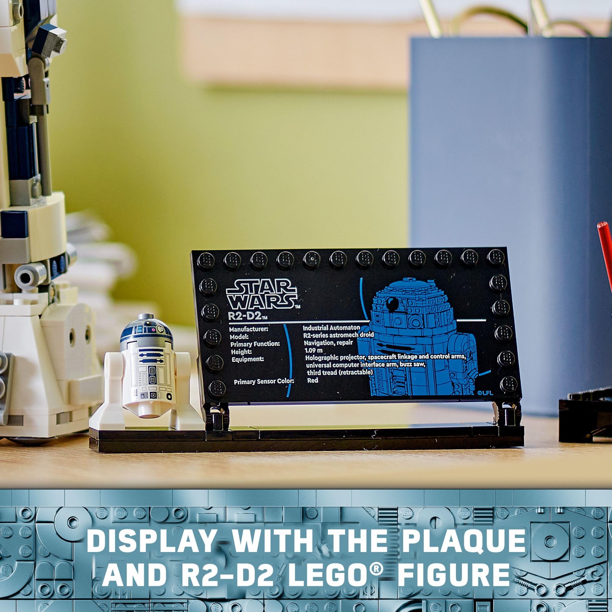 LEGO Star Wars R2-D2 Building Kit 75379 - 2314-Piece Collectible Droid Model for Adults & Kids 10+, Perfect for Display & Play - Includes Exclusive 25th Anniversary Darth Malak Minifigure - Great Gift for Star Wars Fans - Ideal for Home Decoration, Office Display & Creative Play