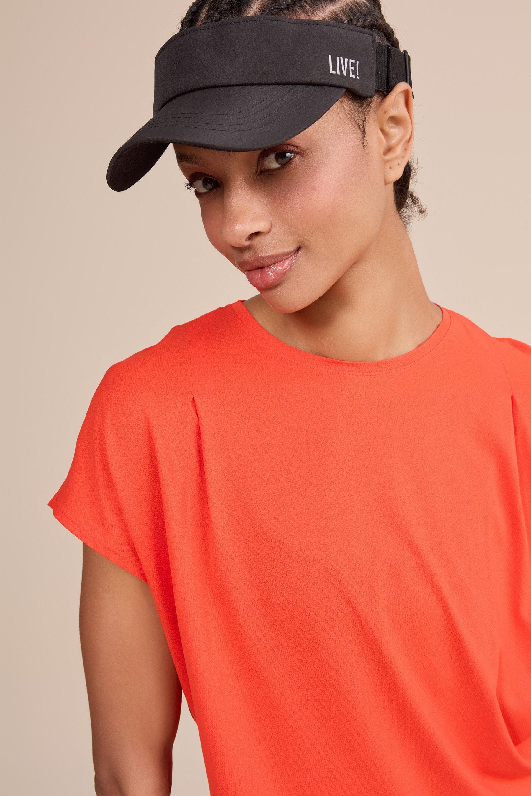 Comfort Pleat T-Shirt for Women - Soft Breathable Casual Tee - Perfect for Everyday Wear, Workouts & Layering