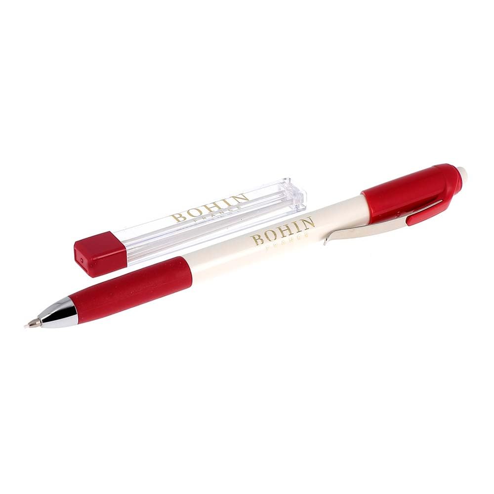 Bohin Extra-Fine White Chalk Pencil (91473) - Perfect for Fabric Marking, Quilting & Sewing Projects
