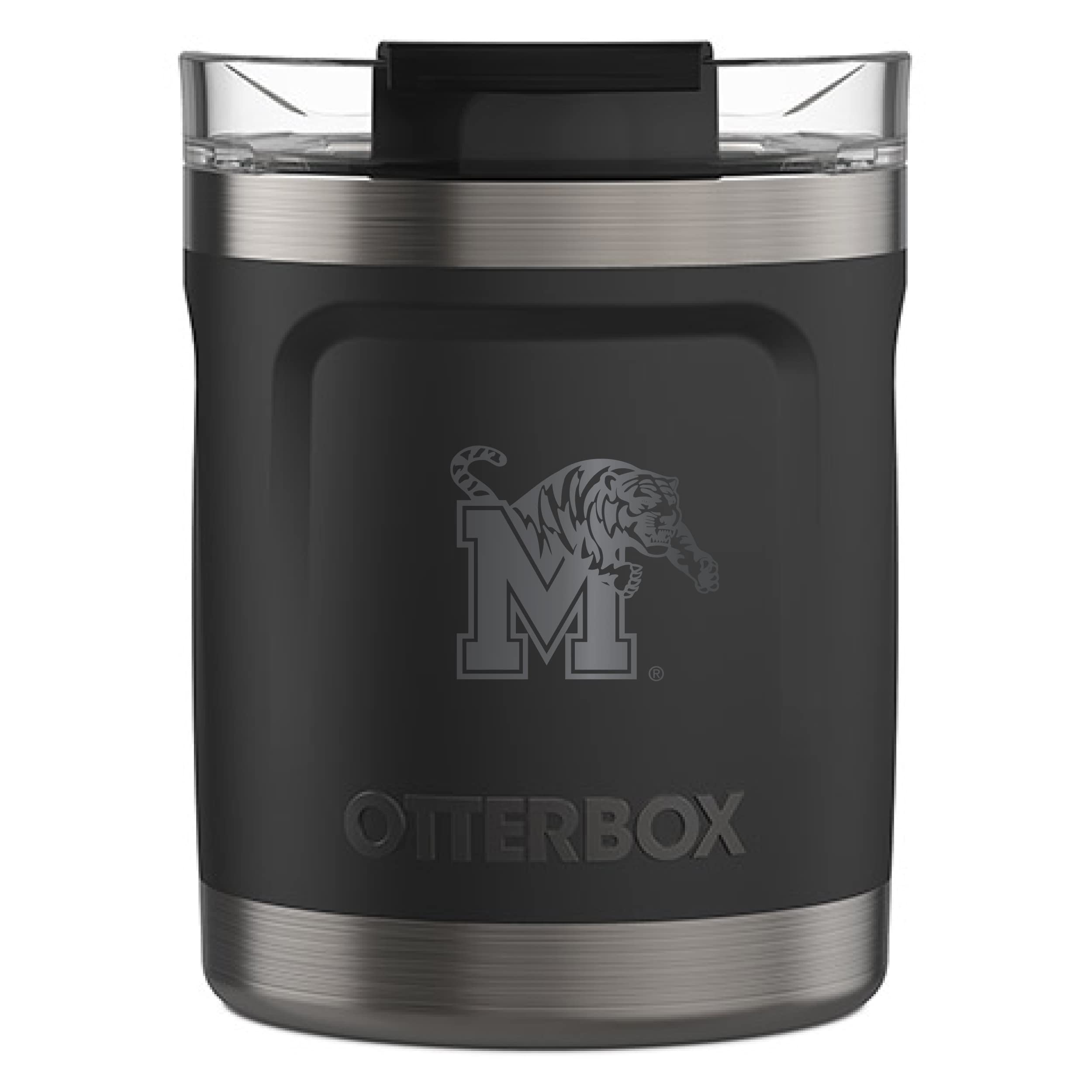 NCAA Logo Powder Coated Stainless Steel Tumbler with Lid & Straw - 20oz Insulated Travel Mug for Hot & Cold Drinks - Perfect for College Sports Fans, Office, Gym & Outdoor Activities