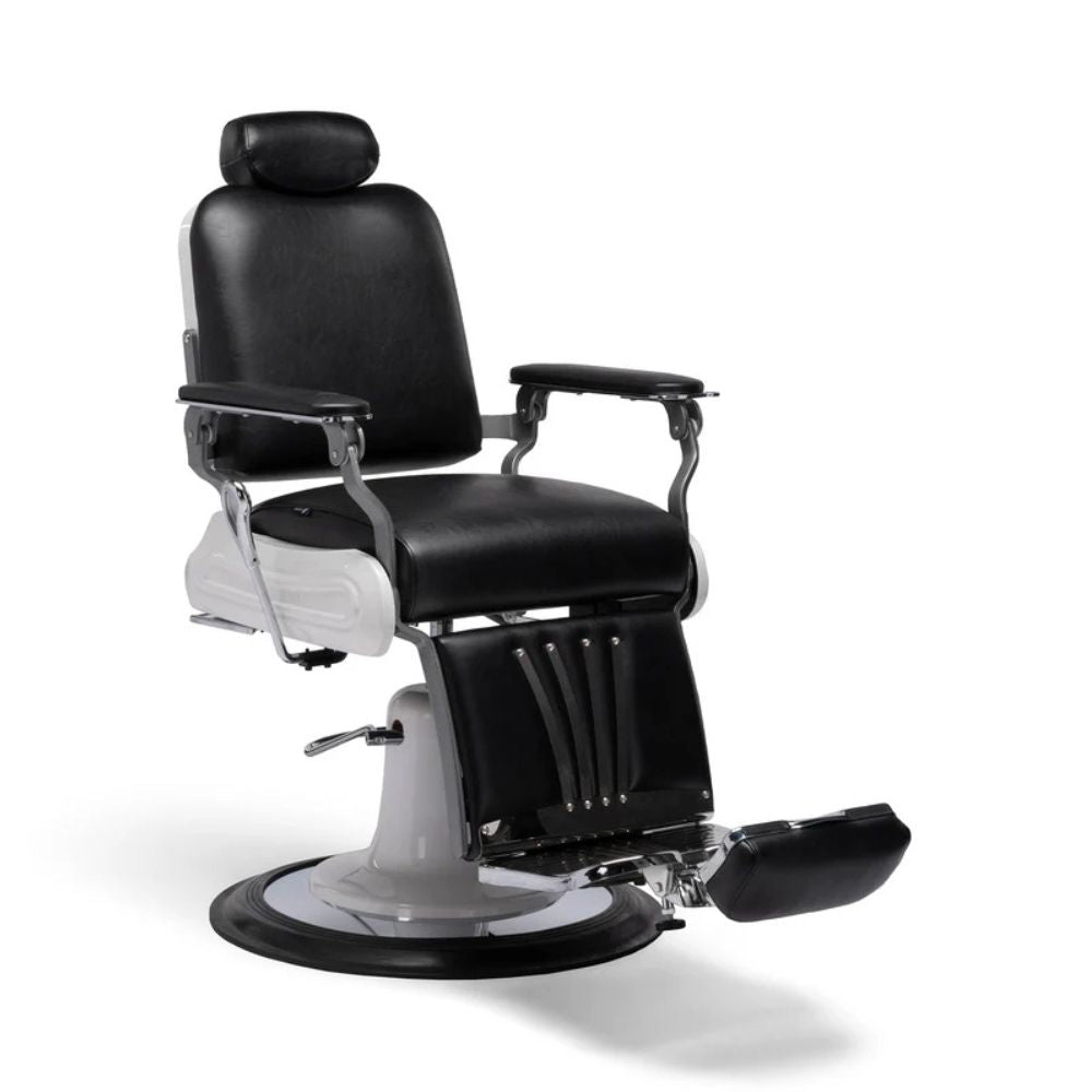 Lanvain Knox Canada Classic Superlative Barber Chair - 13W & 13B Adjustable Salon Styling Chair for Professional Haircuts & Shaves | Perfect for Barbershops & Home Grooming
