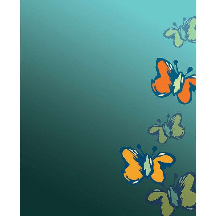 Butterfly Printed Backdrop - Elegant Floral Design for Photography, Baby Showers & Wedding Decor - Premium Fabric Background for Parties & Events
