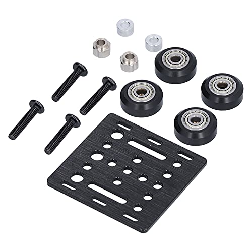 Sturdy Black V-Slot Gantry Plate - Easy Installation Durable 2020 Aluminum Accessory for 3D Printers | Perfect for CNC Machines, Laser Cutters & DIY Projects