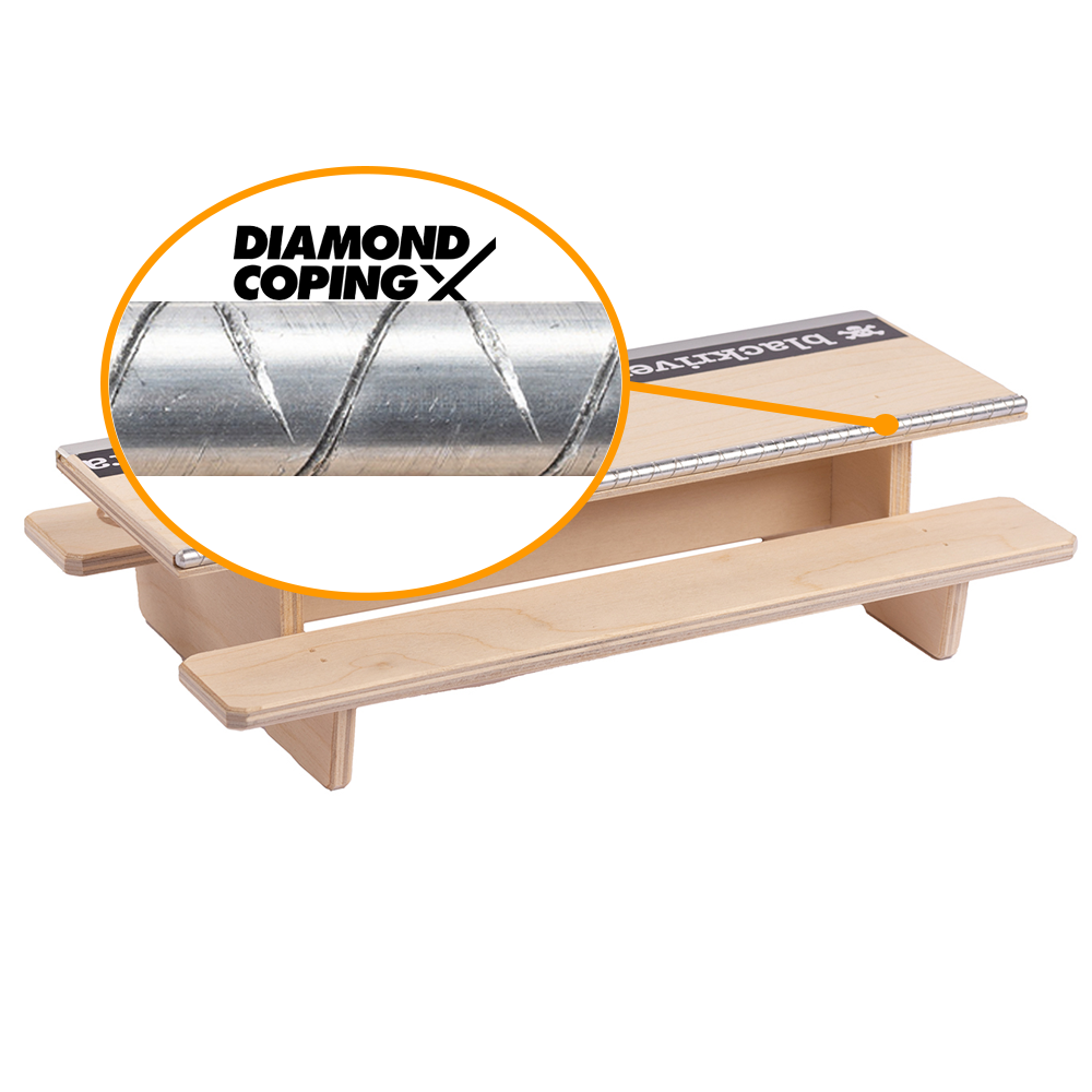 Blackriver Fingerboard Ramps with Diamond Coping - Professional Finger Skateboard Table for Tricks & Stunts - Perfect for Indoor Skateboarding & Fingerboard Enthusiasts