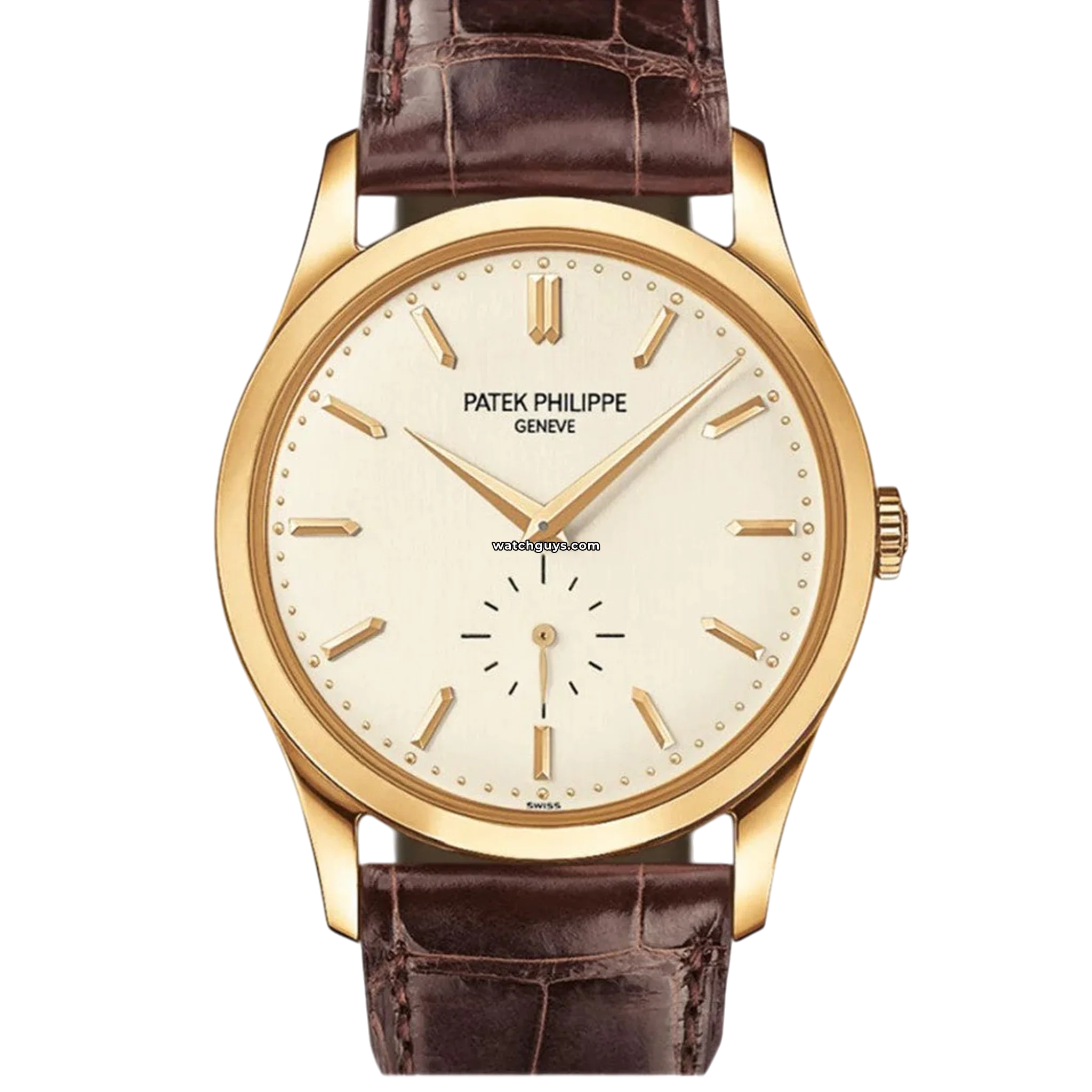 Patek Philippe Calatrava 5196J-001 Men's Luxury Watch - 18K Yellow Gold Mechanical Dress Watch for Business & Formal Occasions