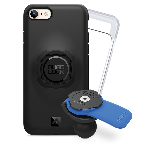 1 Ball Motorcycle Phone Mount Kit - Universal Adjustable Handlebar Holder for iPhone & Smartphones - Perfect for GPS Navigation & Hands-Free Riding