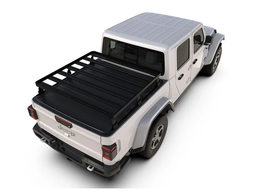 Jeep Gladiator JT Front Runner Outfitters Fold Top Slimline II Truck Bed Rack - Heavy Duty Roof Rack System for Off-Road Camping & Overlanding Adventures