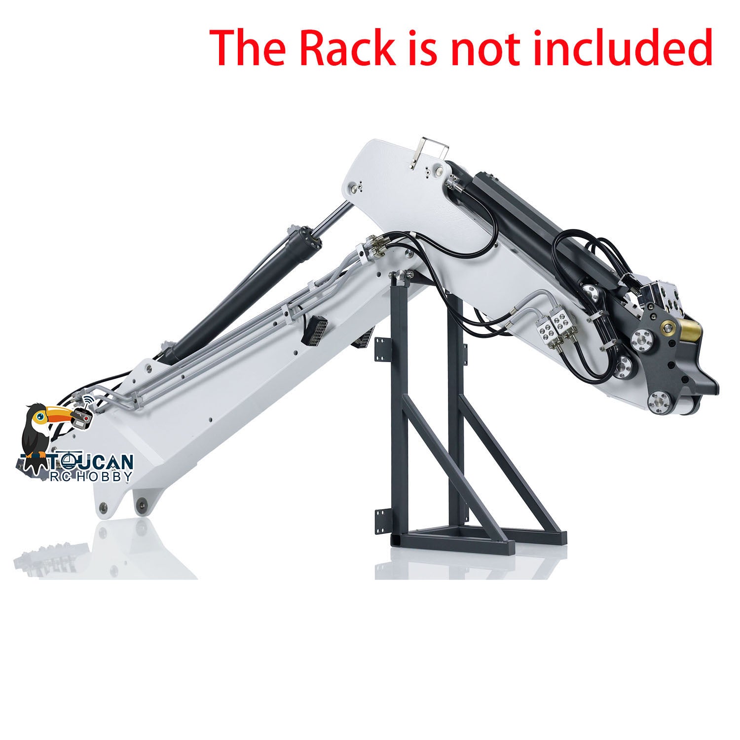 1/14 Scale Painted Two-Section Arms for K970 300 RC Hydraulic Excavator Model - Replacement Parts & DIY Accessories - Perfect for RC Construction Vehicle Enthusiasts & Collectors