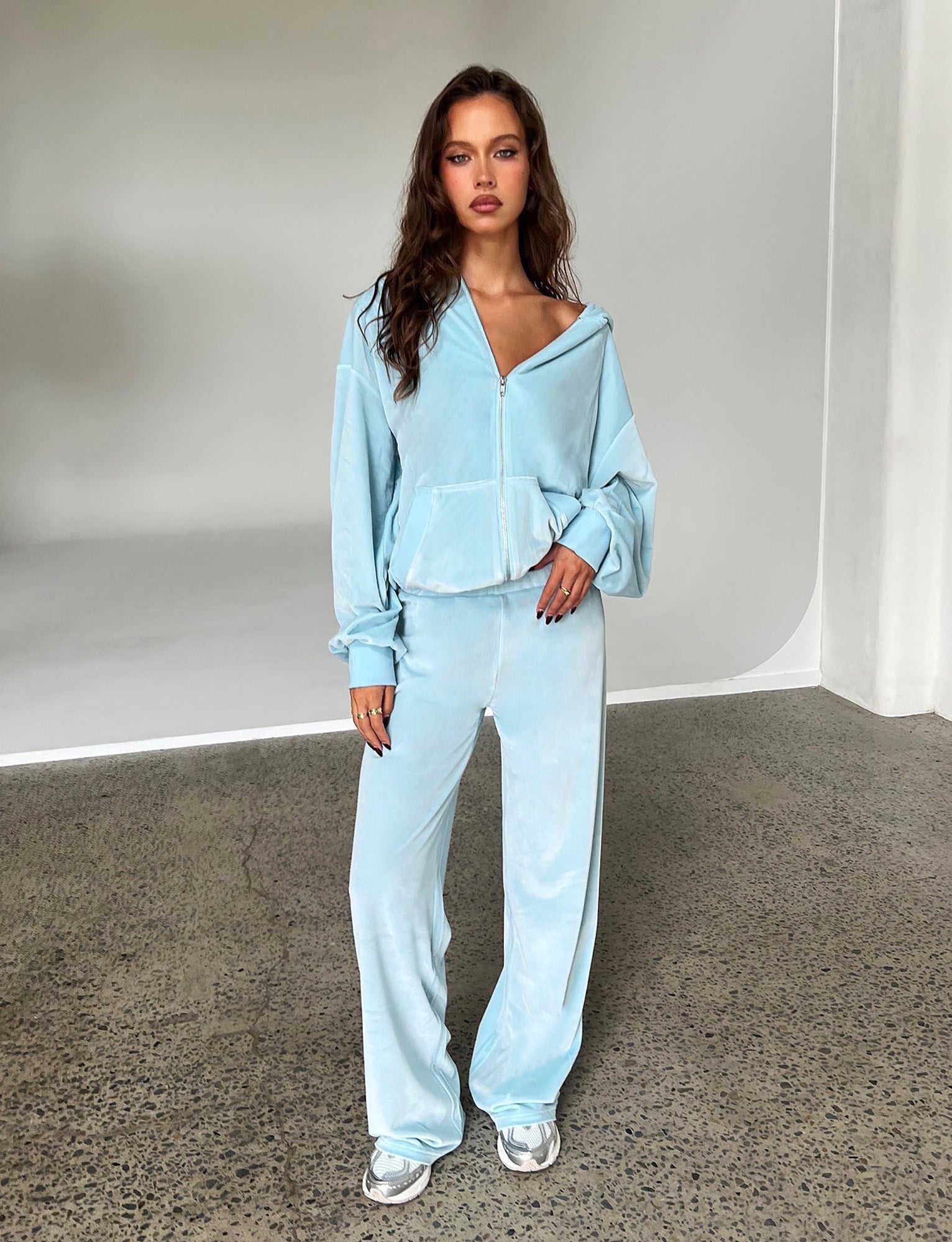 ERICKA HOODIE - Soft Blue Pullover Sweatshirt for Women & Men | Cozy Casual Wear for Everyday, Gym & Outdoor Activities