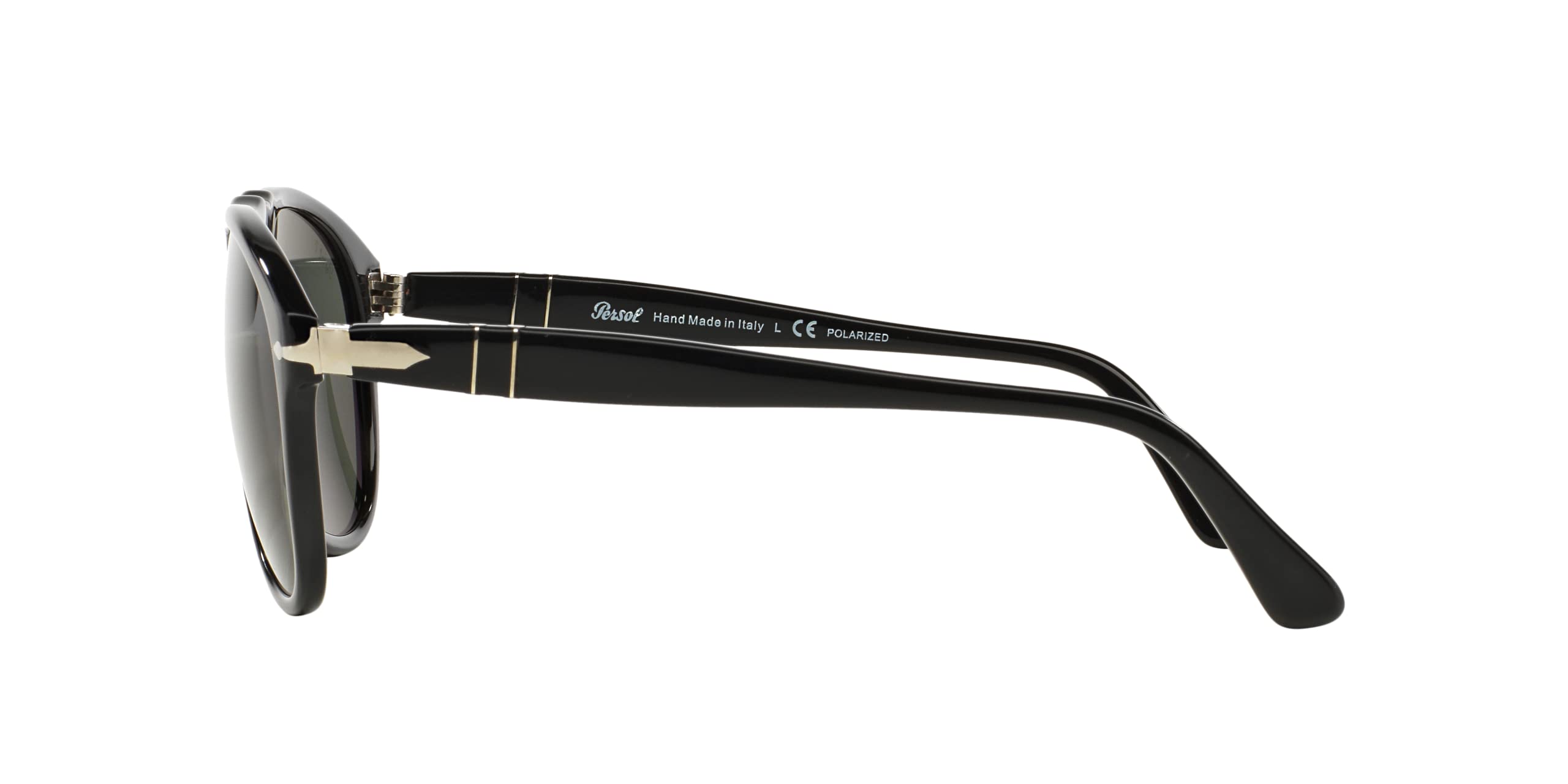 Persol PO0649 Classic Aviator Sunglasses for Men & Women – UV Protection, Polarized Lenses – Perfect for Driving, Travel & Outdoor Activities
