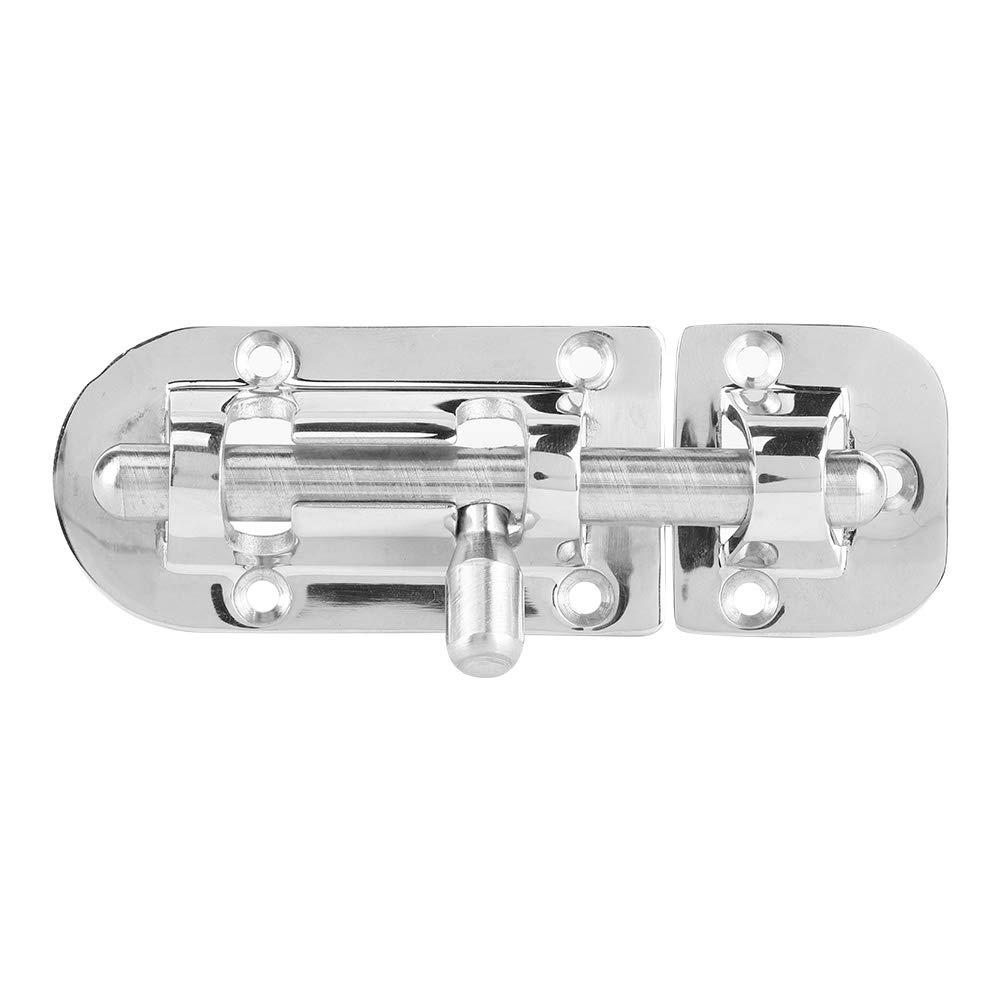 Stainless Steel Marine Boat Cabin Door Hatch Latch Lock - Acouto Marine Barrel Bolt Hardware Fitting (110 x 38mm) - Perfect for Boat, RV, and Outdoor Cabin Security