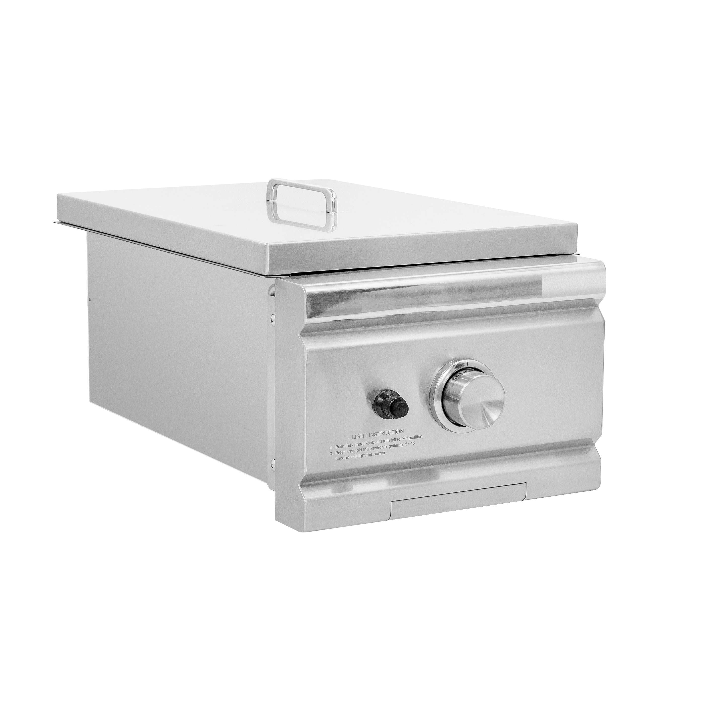 Summerset Grills Sear Side Burner Replacement for TRL Series Gas Grills - High Heat Stainless Steel Cooking Accessory for Outdoor BBQ, Camping & Backyard Grilling