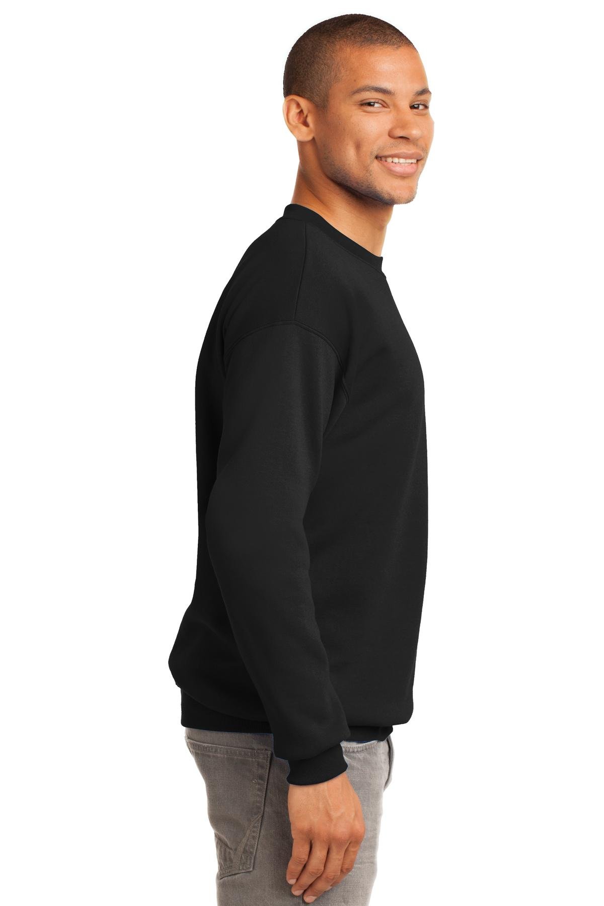 Port & Company Men's Tall Ultimate Crewneck Sweatshirt - Soft Cotton Blend Pullover for Casual Wear, Work & Lounge | Comfortable Tall Fit for Big & Tall Men