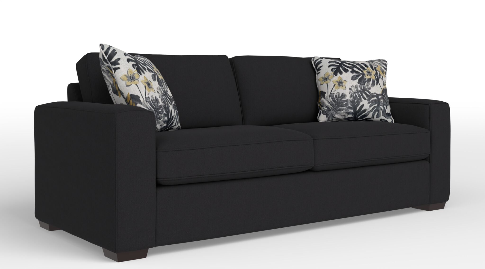 Celeste Sofa in Lido Dark Grey - Modern Comfortable Couch for Living Room, Lounge, and Office