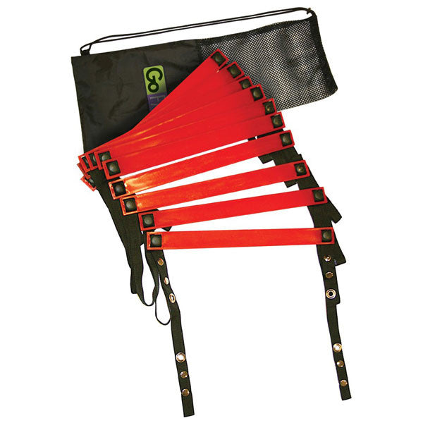 15 ft Agility Ladder for Speed Training - Football, Soccer, Basketball & Fitness Drills - Portable Sports Equipment for Indoor & Outdoor Workouts