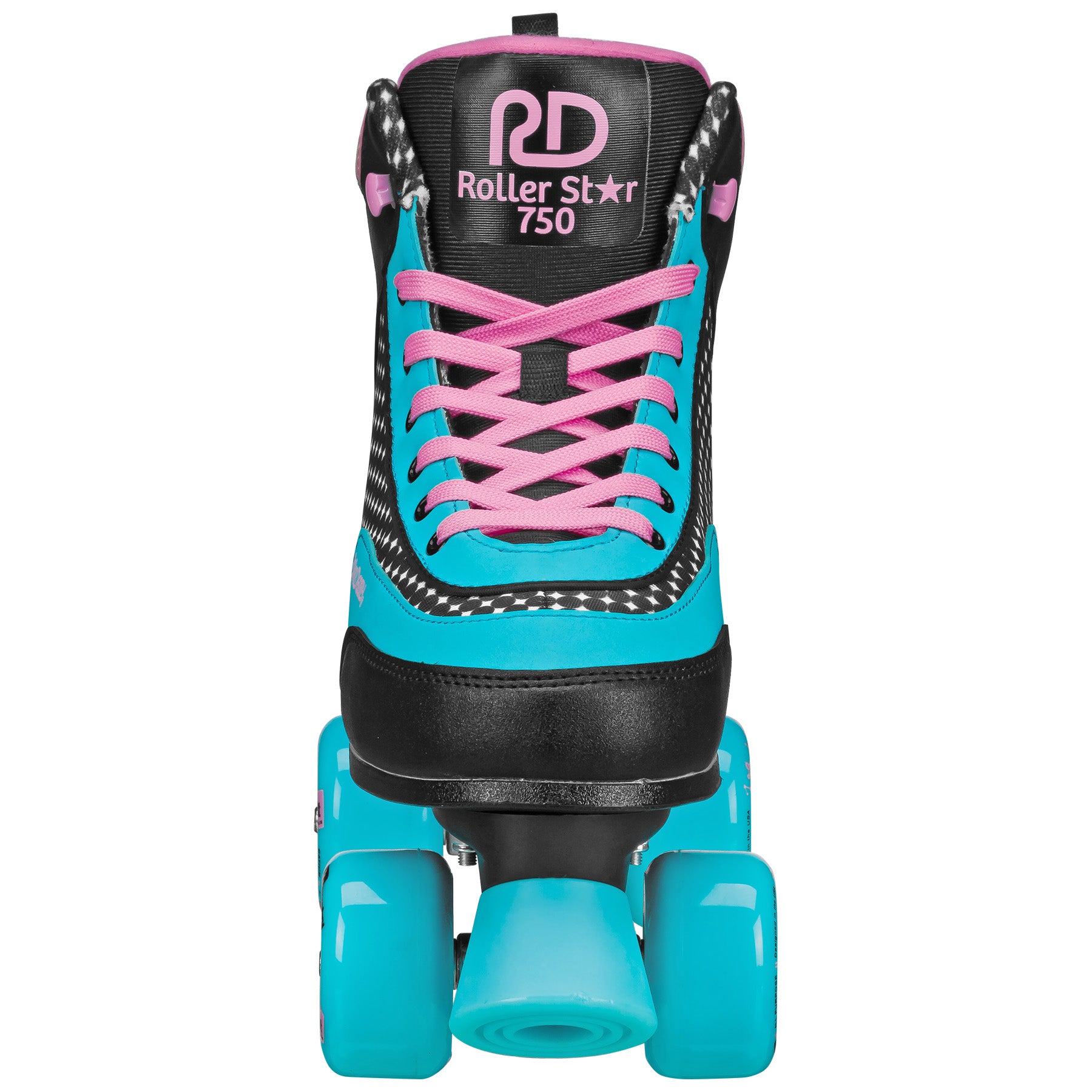 Roller Star 750 Women's High-Top Roller Skates - Retro Style Quad Roller Skates for Women, Adjustable Comfortable Outdoor & Indoor Skating, Perfect for Rinks, Parks, and Fitness
