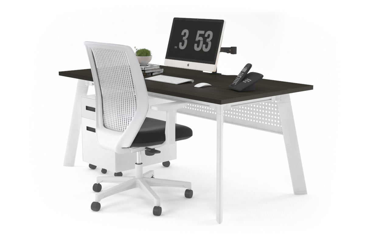 Switch Executive Desk - 1200L x 800W Modern Office Desk with Cable Management Scallop | Perfect for Home Office, Gaming Setup & Professional Workspace