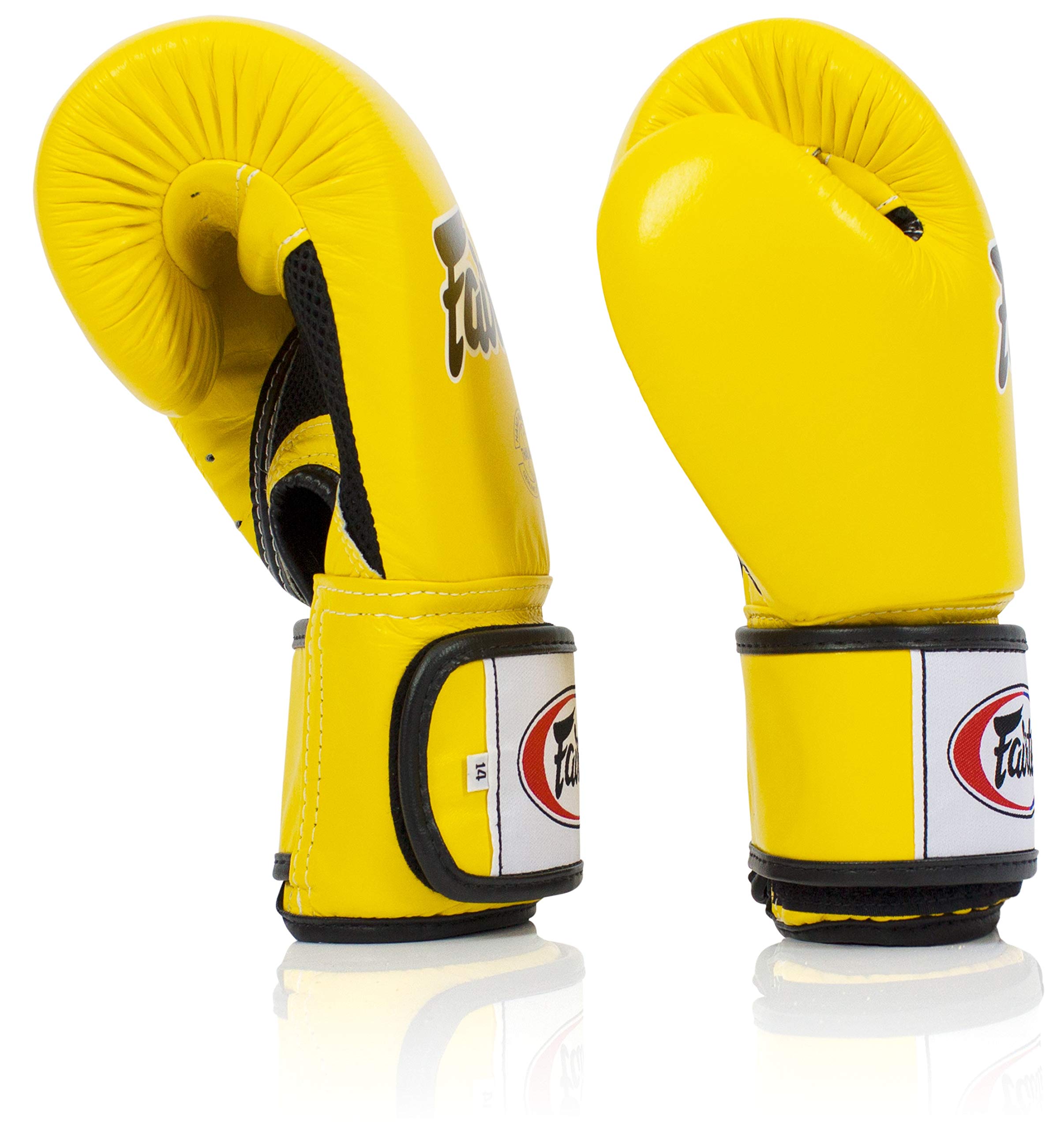 Fairtex BGV1BR Muay Thai Boxing Gloves for Men, Women & Kids - Breathable MMA Training Gloves for Kickboxing, Gym & Workouts | Premium Shock-Absorbent Lightweight Boxing Gear for Sparring, Bag Work & Fitness Training