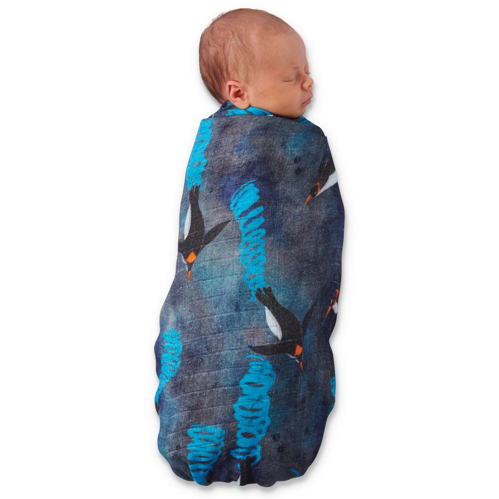 Organic Bamboo Baby Swaddle Blanket - Soft & Breathable for Newborns - Perfect for Swaddling, Nursing & Sleeping - Ideal for Nursery, Travel & Baby Showers