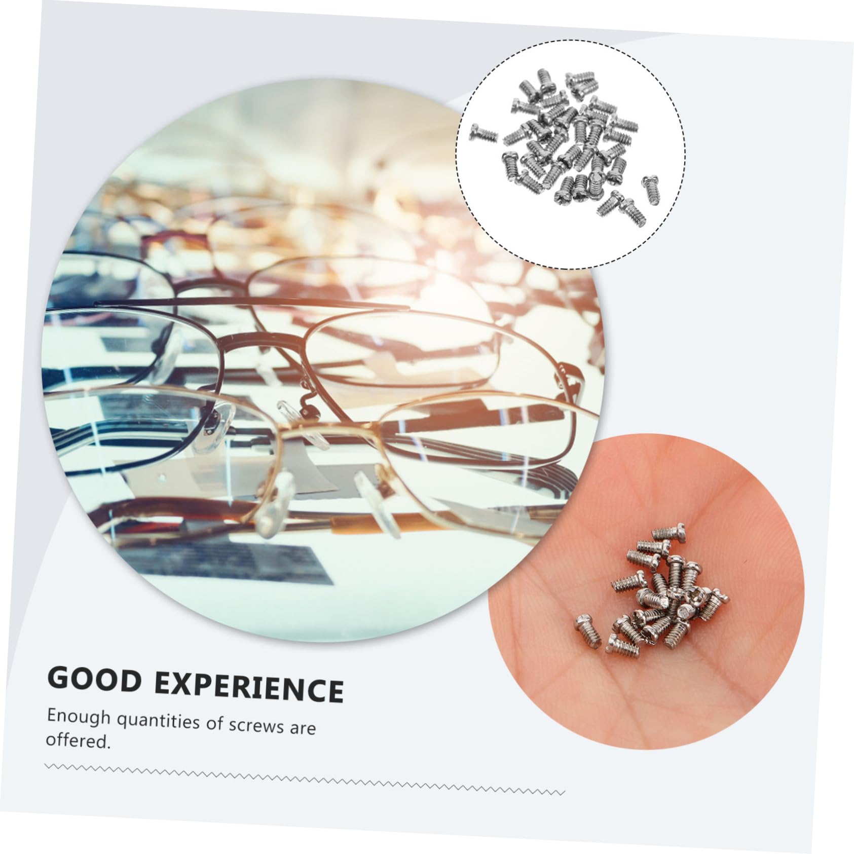 GARVALON 1 Glasses Repair Kit - Premium Sunglasses Screw Tool & Replacement Screws Set for Eyeglass Frame Fixing | Perfect for Home, Travel & Emergency Eyewear Repair