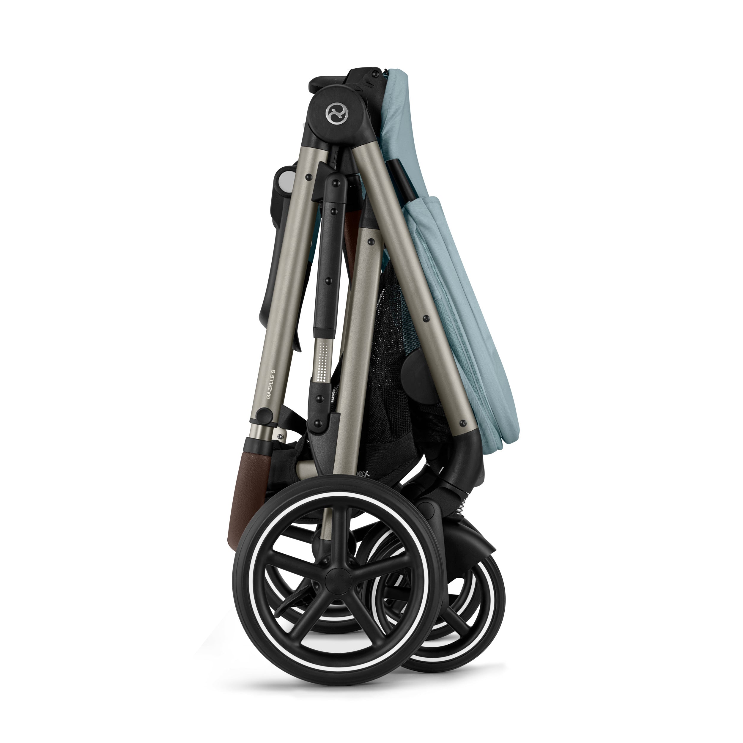 Cybex Gold E Gazelle S Electric Stroller - Lightweight Foldable Baby Stroller with Adjustable Handle & Large Storage Basket | Perfect for Travel, Shopping & Daily Walks