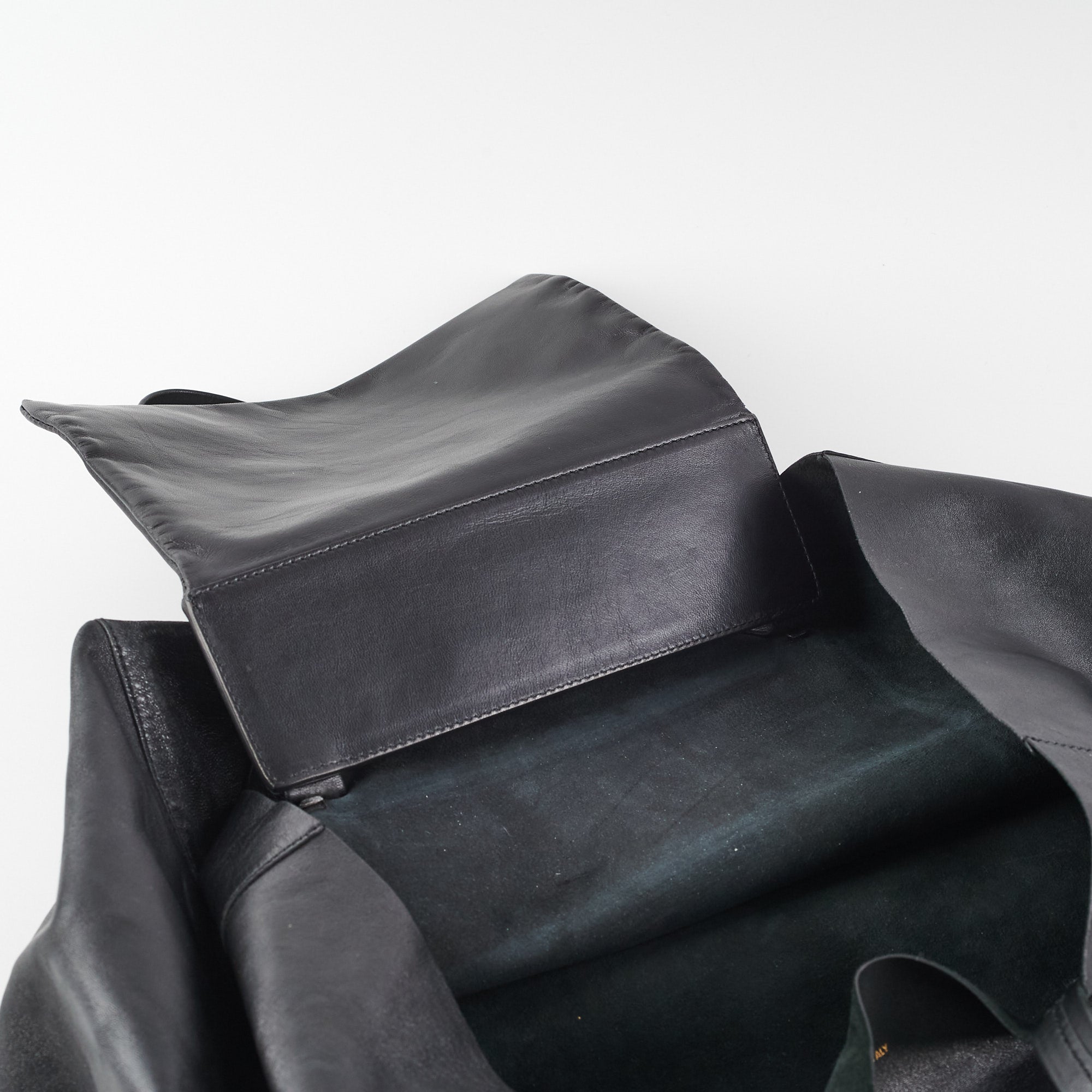 Celine Black Leather Tote Bag for Women - Stylish & Spacious Handbag for Work, Travel & Everyday Use