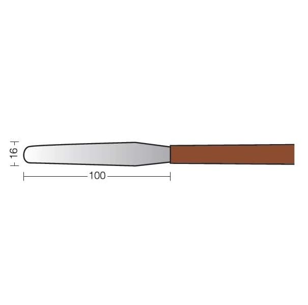 Holbein Palette Knives - No.5 Professional Artist Painting Knife for Oil & Acrylic - Perfect for Canvas Texturing & Impasto Techniques