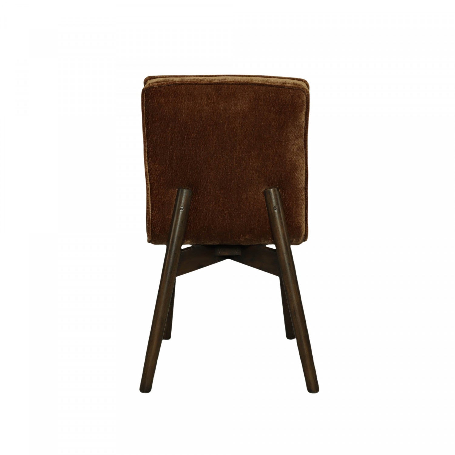 Brindel Dining Chair Set of 2 - Distressed Velvet Upholstery with Bronze Metal Legs - Perfect for Kitchen, Dining Room & Home Office Decor