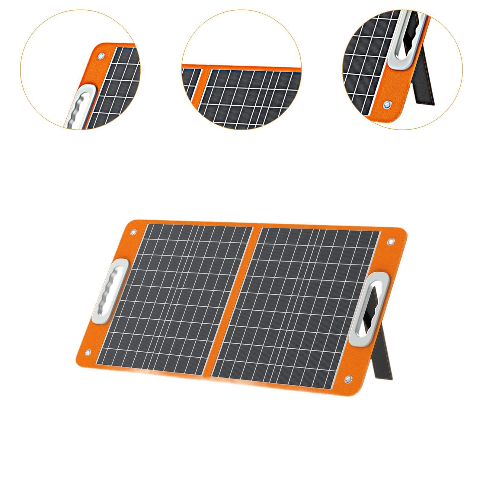60W Solar Panel Kit - High Efficiency Portable Solar Generator for RV, Camping, Backpacking & Outdoor Power - Perfect for Off-Grid Living, Emergency Backup & Yard Use