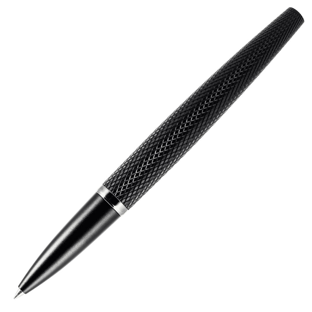 Diplomat Viper Guilloche Rollerball Pen - Premium Black Fountain Pen for Writing, Business & Gifts - Perfect for Office, School & Professional Use