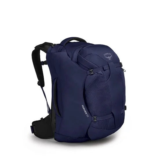 Fairview Winter Night Blue 55L Backpack - Waterproof Hiking Backpack for Men & Women - Perfect for Camping, Travel & Outdoor Adventures