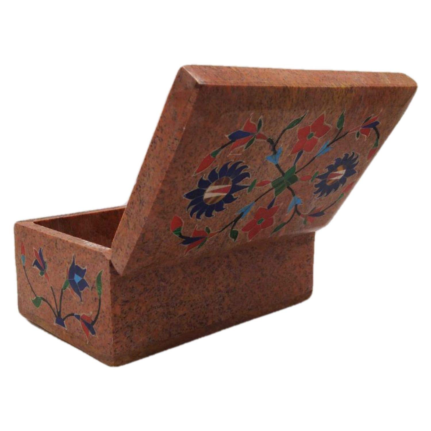 Handmade Jewelry Organizer Box - Premium Wooden Jewelry Storage for Women with Compartments | Perfect Gift for Birthdays, Anniversaries & Mother's Day | Handcrafted by Award-Winning Indian Artisan | Ideal for Travel, Home Decor & Jewelry Protection
