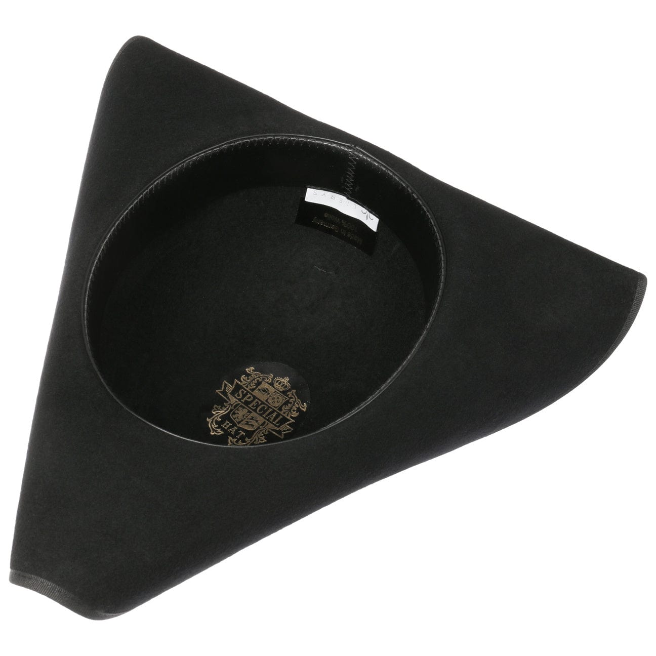 Lierys Classic 3-Cornered Hat - Authentic Colonial Style Pirate Hat for Costumes, Reenactments & Historical Events | Perfect for Halloween, Theater & Cosplay